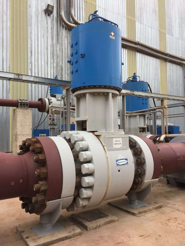 AbrasoTech® Valve in Service